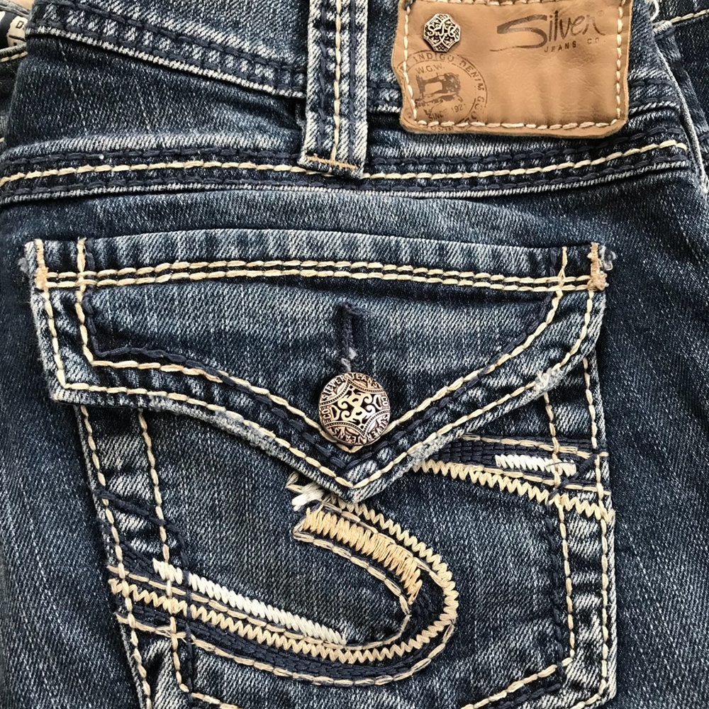 Silver jeans